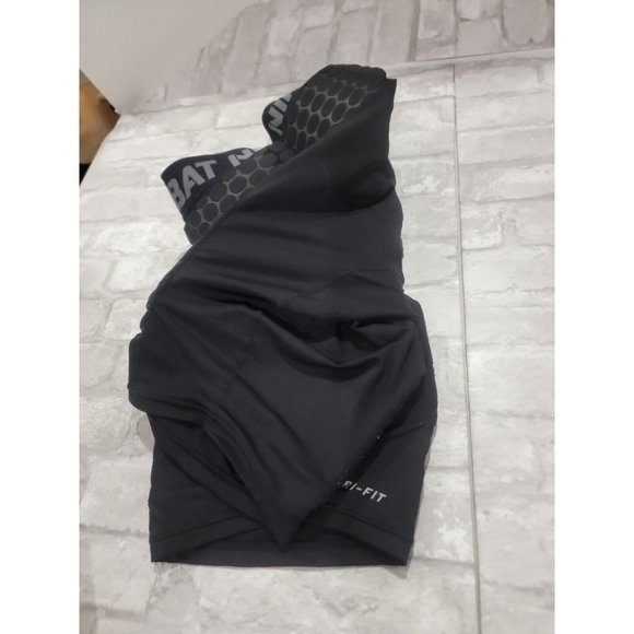 NIKE PRO COMBAT BLACK Padded Compression Shorts Basketball Men's 3XL Poly Spandx - Picture 2 of 9